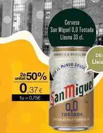 San Miguel - Cervesa 0,0 Tostada