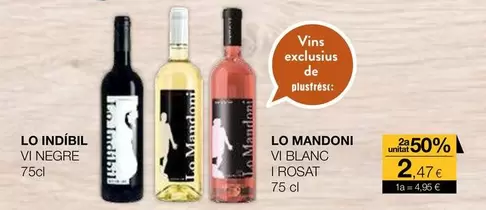 Lo Indibil - Vi Negre, Blanc I Rosat