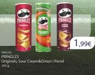 Pringles - Snacks Originals, Sour Cream&Onion I Pernil