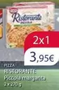 Ristorante - Pizza Piccola Margarita