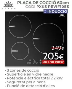 Perla - Placa De Cocció 60cm CODI PXKS PEVIFIOES