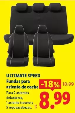 Ultimate Speed - Fundas Para Asiento De Coche