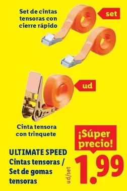 Ultimate Speed - Cintas Tensoras/Set De Gomas Tensoras
