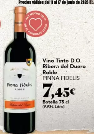 Pinna Fidelis - Vino Tinto D.o. Ribera Del Duero Roble