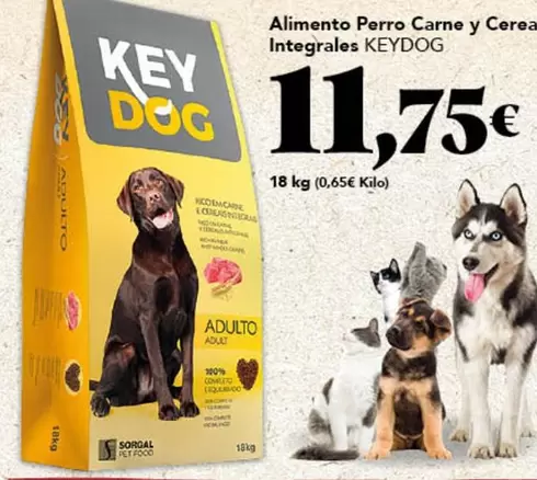 Alimento Perro Carne Y Cerea Integrales