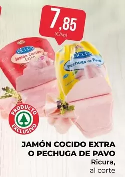 Ricura - Jamón Cocido Extra O Pechuga De Pavo
