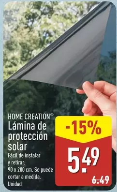 Home Creation - Lámina De Protección Solar