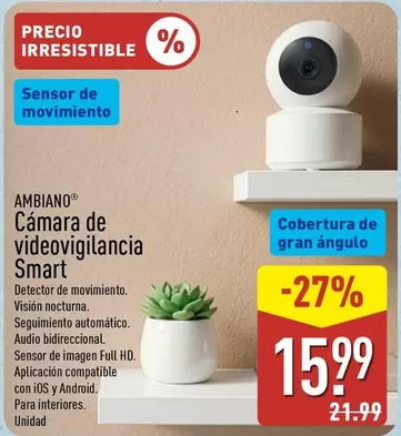 Ambiano - Camara De Videovigilancia Smart