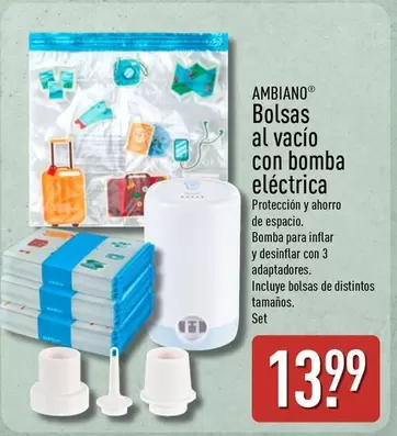 Ambiano - Bolsas Al Vacio Con Bomba Electrica