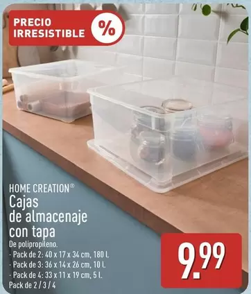 Home Creation - Cajas De Almacenaje Con Tapa