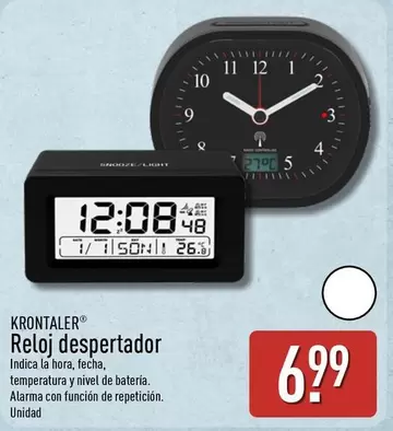Krontaler - Reloj Despertador