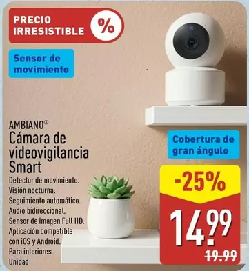 Ambiano - Camara De Videovigilancia Smart