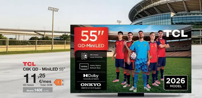 TCL - CCK DD.-MiniLED 55"