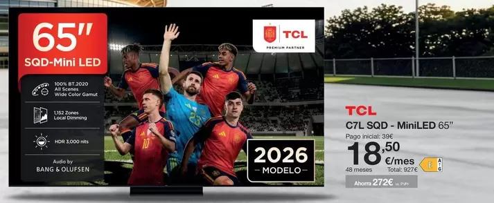 Tcl - MiniLED 65" C7L SQD