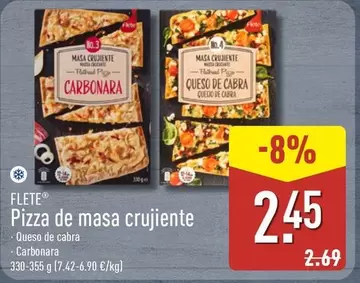 Flete - Pizza De Masa Crujiente