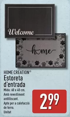 Aldi - Home Creation Estoreta D'Entrada