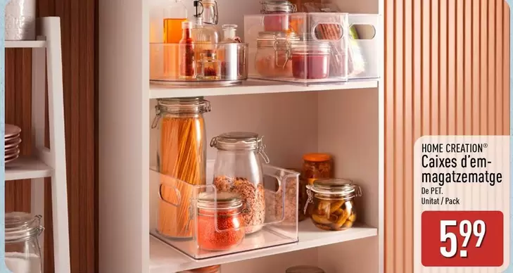 Aldi - Home Creation Caixes D'Emmagatzematge
