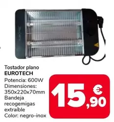 Eurotech - Tostador Plano