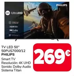 Philips - Tv Led 50" 50PUS7000/12