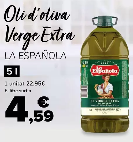 La Española - Oli D'Oliva Verge Extra
