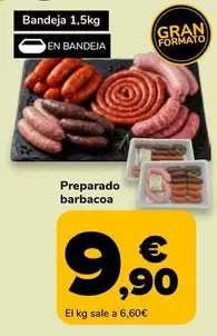 Preparado Barbacoa En Bandeja