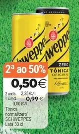 Schweppes - Tónica Normal/Zero Lata