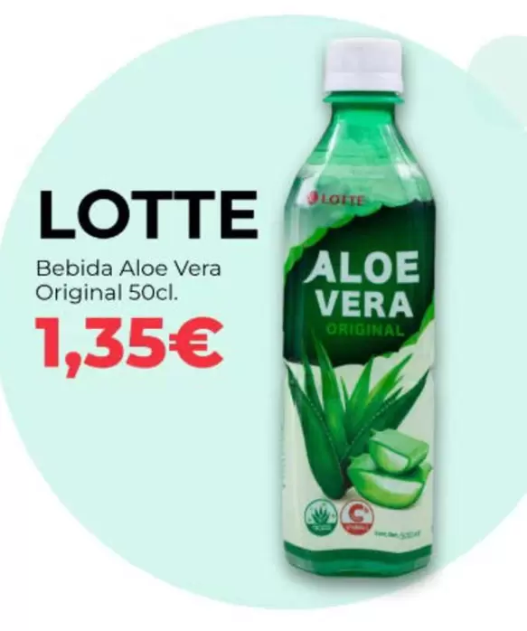 Lotte - Bebida Aloe Vera Original