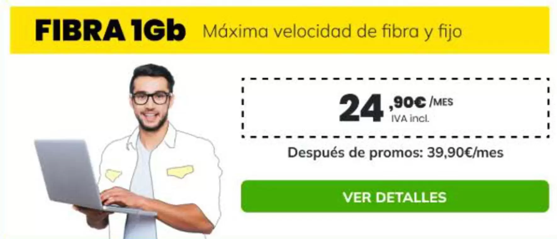 Fibra 1gb Maxima Velocidade De Fibra Y Fijo