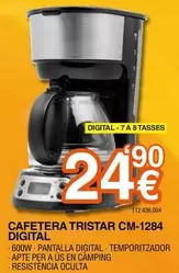 Tristar - Cafetera CM-1284 Digital