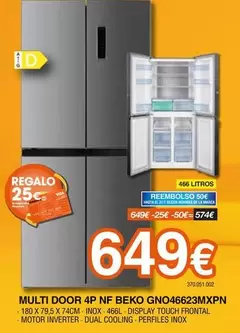 Beko - Multi Doop 4p Nf Gnq4663jxpn