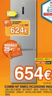 smeg - Combi Nf Rc20xdnd Inox