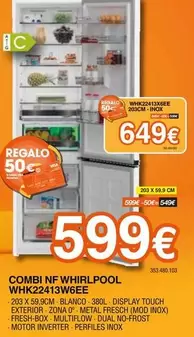 Whirlpool - Combi WHK224130WEEE