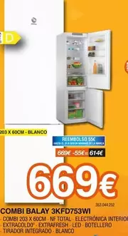 Balay - Combi 3kfd753wi