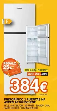 Aspes - Frigorífico 2 Puertas NF AF1675501ENF