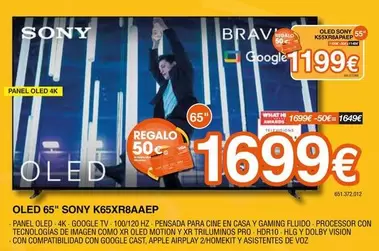 Sony - OLED 55" K55XR8APAEP