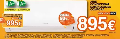 Daikin - Aire Condicionat AXD25A Comfora