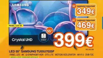 Samsung - Led 50" TU50U7025F