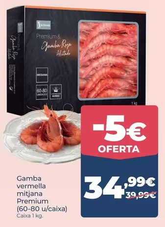 Premium - Gamba Vermella Mitjana