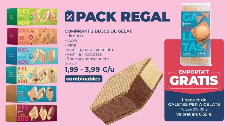 Comprant 2 Blocs De Gelat