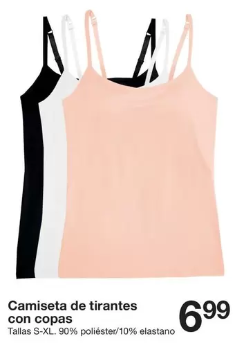 Camiseta De Tirantes Con Copas