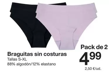 Braguitas Sin Costuras