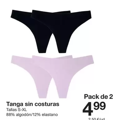 Tanga Sin Costuras