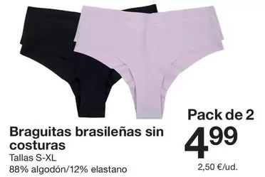 Braguitas Brasileñas Sin Costuras