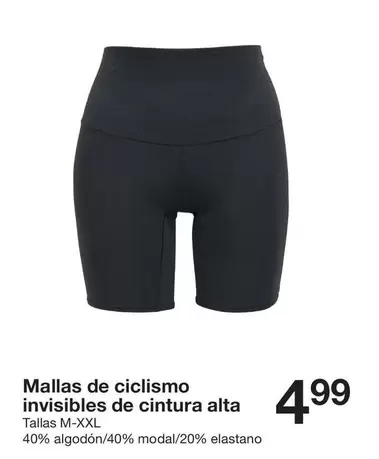 Mallas De Ciclimo Invisibles De Cintura Alta