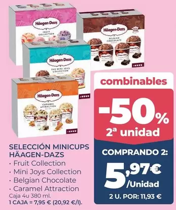 Häagen-Dazs - Seleccion Minicups
