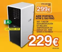 Whirlpool - Aire Portátil HTW 2100 FRIG
