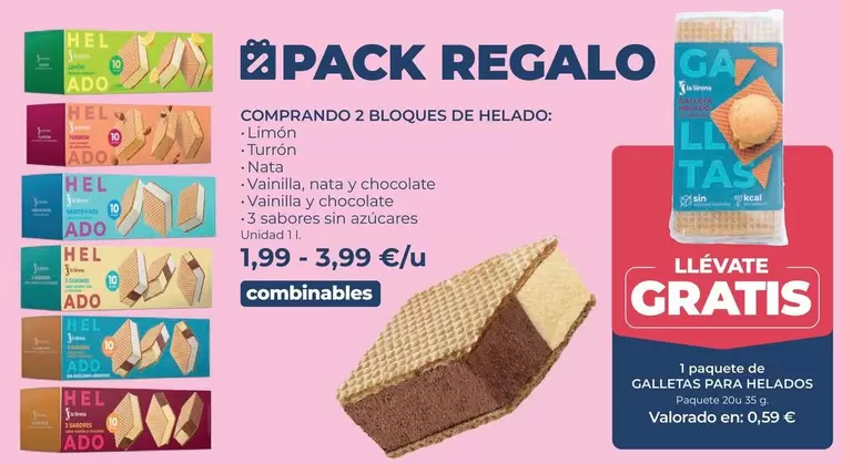 Comprando 2 Bloques De Helado