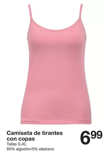 Camiseta De Tirantes Con Copas