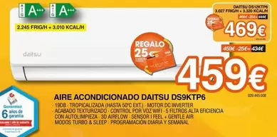 Daitsu - Aire Acondicionado DS9KTP6
