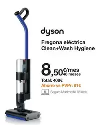 Dyson - Fregona Eléctrica Clean+Wash Hygiene